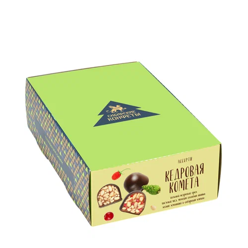  Кедровая комета Ассорти (9429) (классика, клюква, шишка, земляника), 540г   в Ачинске
