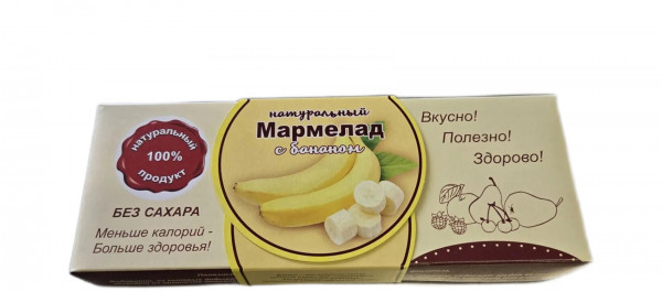 №2 Мармелад натуральный "Банан" 140г  в Ачинске