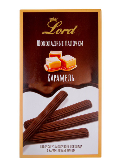  TM LORD Палочки из молочного шоколада с карамельным вкусом, 80 гр в Ачинске
