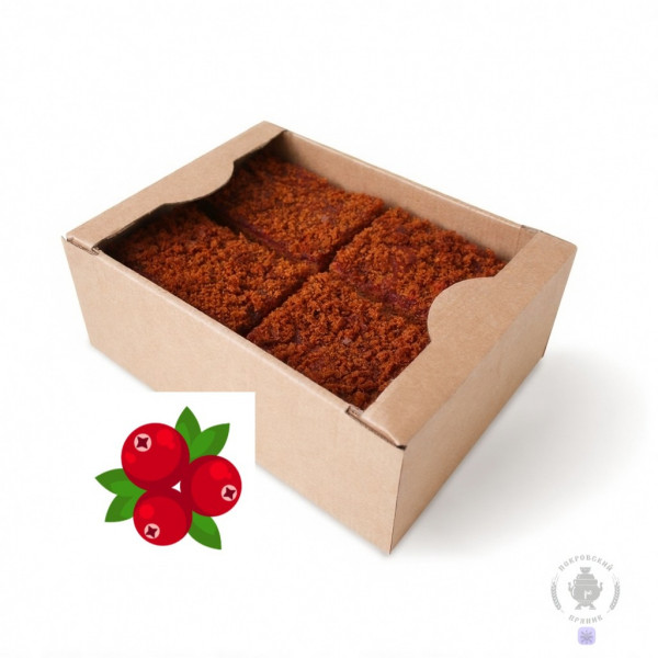 №3 Пряник 1кг с фруктовой начинкой Брусника в Ачинске